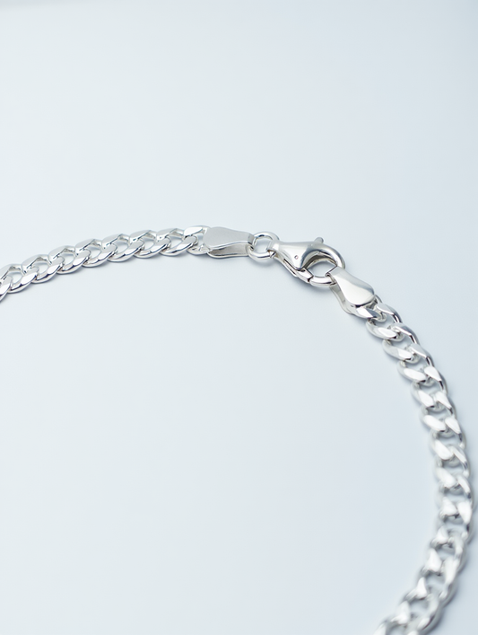 Pulsera Barbada de plata