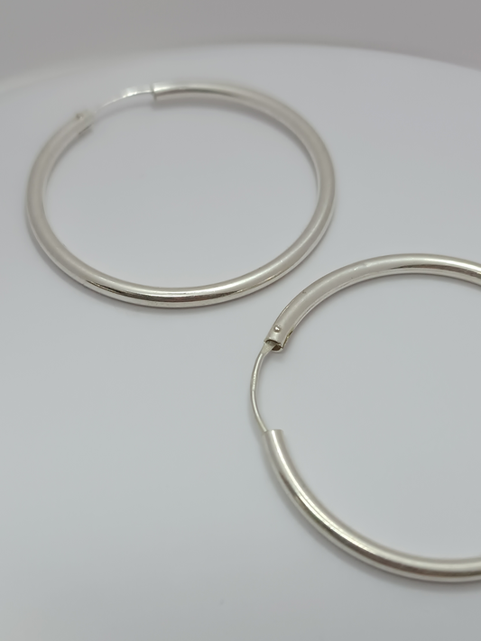 Pendientes de aro gruesos