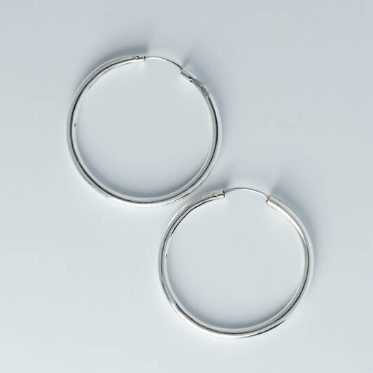 Pendientes de aro gruesos