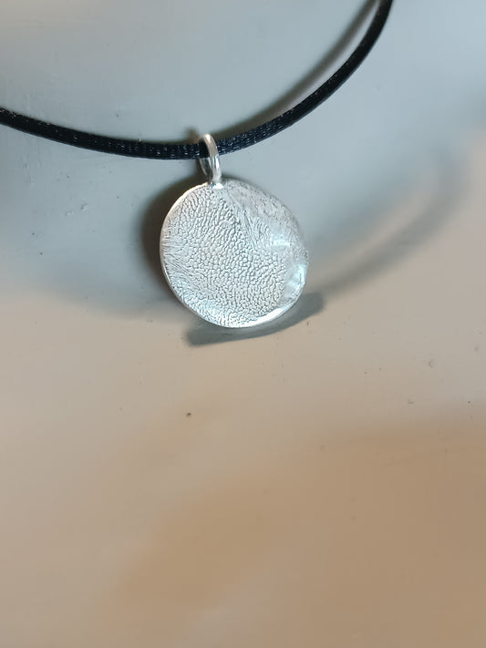 Colgante Redondo - huella dactilar