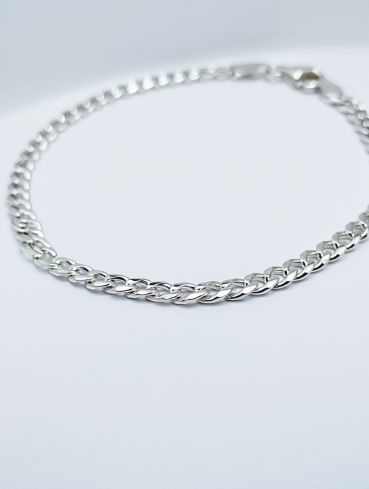 Pulsera Barbada de plata