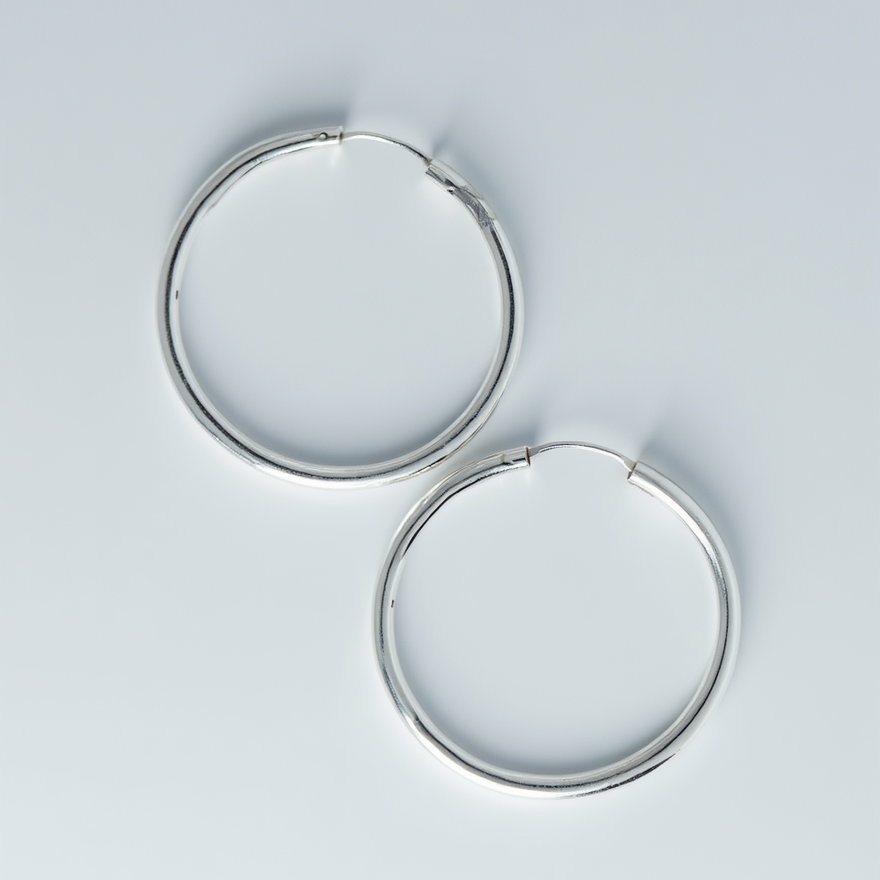 Pendientes de aro gruesos